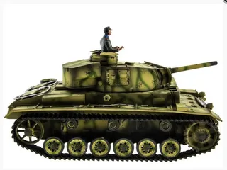 Радиоуправляемый танк для боя Taigen 1/16 Panzerkampfwagen III (Германия) HC (для ИК танкового боя) V3 2.4G RTR TG3848-1HC-IR3.0 — фото 11