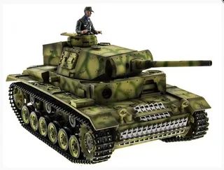 Радиоуправляемый танк для боя Taigen 1/16 Panzerkampfwagen III (Германия) HC (для ИК танкового боя) V3 2.4G RTR TG3848-1HC-IR3.0 — фото 12