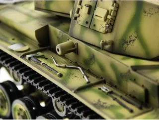Радиоуправляемый танк для боя Taigen 1/16 Panzerkampfwagen III (Германия) HC (для ИК танкового боя) V3 2.4G RTR TG3848-1HC-IR3.0 — фото 3