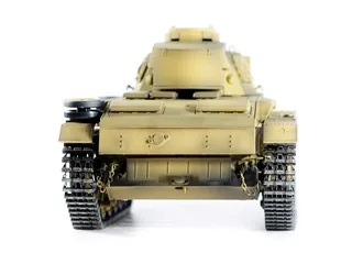 Радиоуправляемая модель танка Taigen 1/16 Panzerkampfwagen III (Германия) дым, свет (для ИК боя) V3 2.4G RTR пустыня TG3848-BD-IR3.0 — фото 13