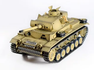 Радиоуправляемая модель танка Taigen 1/16 Panzerkampfwagen III (Германия) дым, свет (для ИК боя) V3 2.4G RTR пустыня TG3848-BD-IR3.0 — фото 20