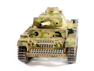 Радиоуправляемый танк Taigen 1/16 Panzerkampfwagen III (Германия) дым, свет (для ИК боя) V3 2.4G RTR камуфляж TG3848-BC-IR3.0 — фото 11