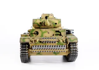 Радиоуправляемый танк Taigen 1/16 Panzerkampfwagen III (Германия) дым, свет (для ИК боя) V3 2.4G RTR камуфляж TG3848-BC-IR3.0 — фото 18