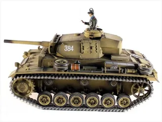Радиоуправляемый пневматический танк Taigen 1/16 Panzerkampfwagen III (Германия) HC V3 2.4G RTR TG3848-1HC3.0 — фото 6