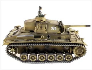 Радиоуправляемый пневматический танк Taigen 1/16 Panzerkampfwagen III (Германия) HC V3 2.4G RTR TG3848-1HC3.0 — фото 8