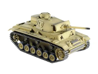 Радиоуправляемый танк Taigen 1/16 Panzerkampfwagen III (Германия) дым, свет V3 2.4G RTR пустыня TG3848-BD3.0 — фото 5