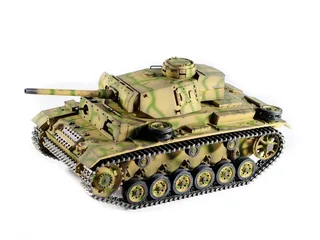 Радиоуправляемый танк пневматический Taigen 1/16 Panzerkampfwagen III (Германия) дым, свет V3 2.4G RTR камуфляж TG3848-BC3.0 — фото 10