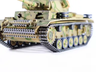 Радиоуправляемый танк пневматический Taigen 1/16 Panzerkampfwagen III (Германия) дым, свет V3 2.4G RTR камуфляж TG3848-BC3.0 — фото 20