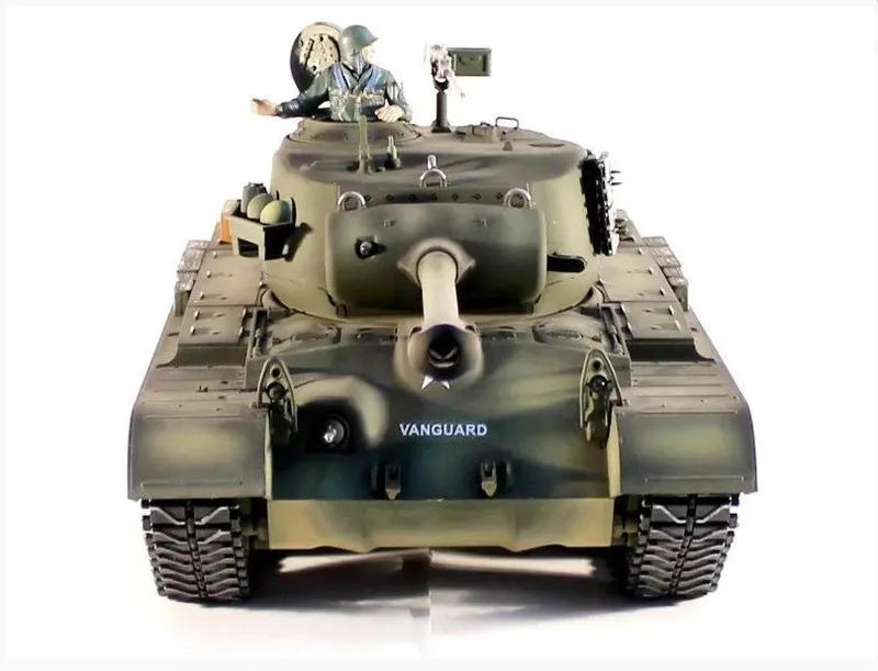 Радиоуправляемая модель танка Taigen 1/16 M26 Pershing Snow leopard (США) PRO V3 2.4G RTR TG3838-1PRO3.0