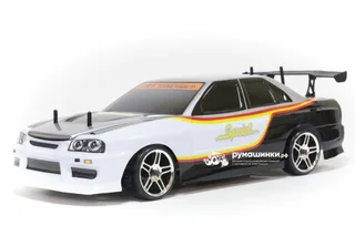 Для дрифта HSP Flying Fish 1 - 1:10 4WD Кузов Nissan R34 Skyline 94123/12333