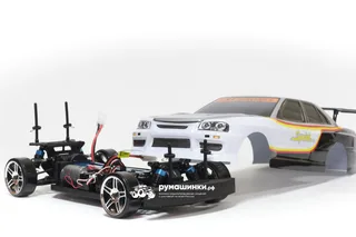 Радиоуправляемая модель для дрифта HSP Flying Fish 1 - 1:10 4WD Кузов Nissan R34 Skyline 94123/12333 — фото 10