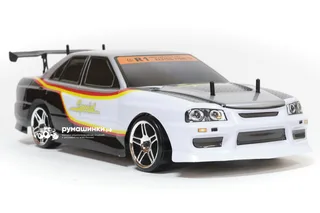 Радиоуправляемая модель для дрифта HSP Flying Fish 1 - 1:10 4WD Кузов Nissan R34 Skyline 94123/12333 — фото 4