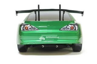 Радиоуправляемая модель для дрифта HSP Flying Fish 1 - 1:10 4WD Кузов Nissan Silvia 94123/12363 GREEN — фото 14