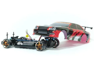 Радиоуправляемая модель для дрифта HSP Flying Fish 1 - 1:10 4WD Кузов Nissan Skyline 94123/12334 BLACK — фото 11