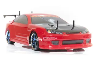 Для дрифта HSP Flying Fish 1 - 1:10 4WD Кузов Nissan Silvia 94123/12363 RED