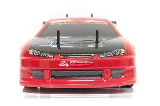 Радиоуправляемая модель для дрифта HSP Flying Fish 1 - 1:10 4WD Кузов Nissan Silvia 94123/12363 RED — фото 4