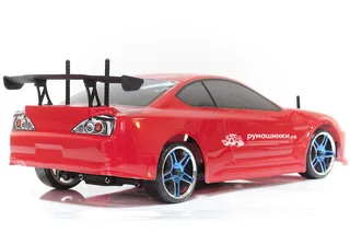 Радиоуправляемая модель для дрифта HSP Flying Fish 1 - 1:10 4WD Кузов Nissan Silvia 94123/12363 RED — фото 7