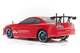 Радиоуправляемая модель для дрифта HSP Flying Fish 1 - 1:10 4WD Кузов Nissan Silvia 94123/12363 RED — фото 9