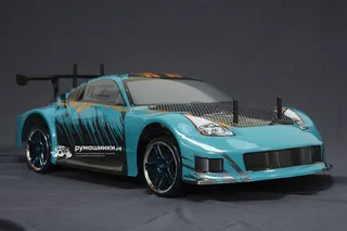 Радиоуправляемая машина для дрифта HSP Flying Fish 1 - 1:10 4WD Кузов Nissan 350Z 94123/12312 — фото 11
