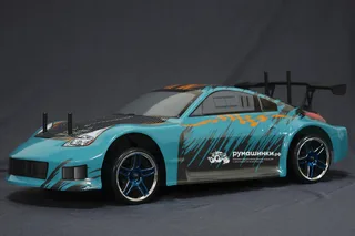 Радиоуправляемая машина для дрифта HSP Flying Fish 1 - 1:10 4WD Кузов Nissan 350Z 94123/12312 — фото 15