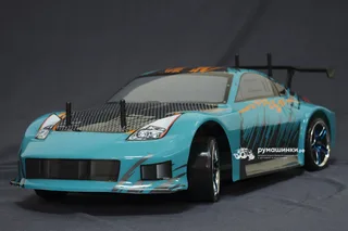 Радиоуправляемая машина для дрифта HSP Flying Fish 1 - 1:10 4WD Кузов Nissan 350Z 94123/12312 — фото 16