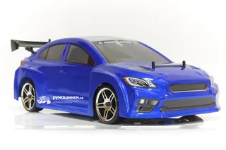 Радиоуправляемая модель машины для дрифта HSP Flying Fish 1 - 1:10 4WD - 94123-STI01 кузов Subaru STI — фото 4
