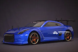 Радиоуправляемая машина для дрифта HSP Flying Fish 1 - 1:10 4WD кузов Nissan R35 GTR 94123/GTR BL — фото 14