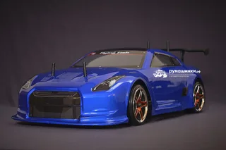 Радиоуправляемая машина для дрифта HSP Flying Fish 1 - 1:10 4WD кузов Nissan R35 GTR 94123/GTR BL — фото 16