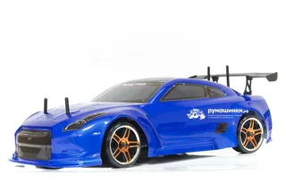 Радиоуправляемая машина для дрифта HSP Flying Fish 1 - 1:10 4WD кузов Nissan R35 GTR 94123/GTR BL — фото 2