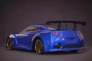 Радиоуправляемая машина для дрифта HSP Flying Fish 1 - 1:10 4WD кузов Nissan R35 GTR 94123/GTR BL — фото 20