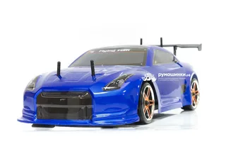 Радиоуправляемая машина для дрифта HSP Flying Fish 1 - 1:10 4WD кузов Nissan R35 GTR 94123/GTR BL — фото 4