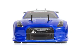 Радиоуправляемая машина для дрифта HSP Flying Fish 1 - 1:10 4WD кузов Nissan R35 GTR 94123/GTR BL — фото 5