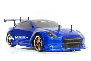 Радиоуправляемая машина для дрифта HSP Flying Fish 1 - 1:10 4WD кузов Nissan R35 GTR 94123/GTR BL — фото 6