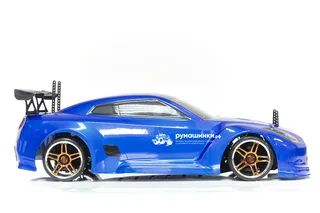 Радиоуправляемая машина для дрифта HSP Flying Fish 1 - 1:10 4WD кузов Nissan R35 GTR 94123/GTR BL — фото 8