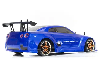 Радиоуправляемая машина для дрифта HSP Flying Fish 1 - 1:10 4WD кузов Nissan R35 GTR 94123/GTR BL — фото 9