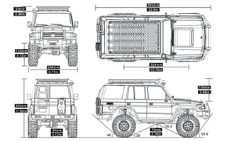 Радиоуправляемый модель для трофи RGT LC76 RESCUER 4WD ARR масштаб 1:10 2.4G — фото 21