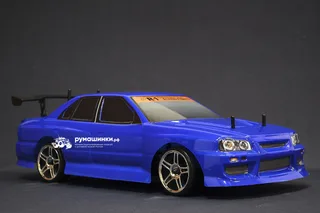 Радиоуправляемая машина для дрифта HSP Flying Fish 1 - 1:10 4WD Кузов Nissan Skyline R34 94123/12330 Blue — фото 12