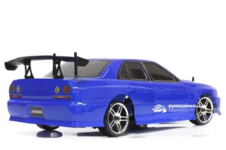 Радиоуправляемая машина для дрифта HSP Flying Fish 1 - 1:10 4WD Кузов Nissan Skyline R34 94123/12330 Blue — фото 6