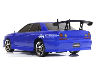 Радиоуправляемая машина для дрифта HSP Flying Fish 1 - 1:10 4WD Кузов Nissan Skyline R34 94123/12330 Blue — фото 8