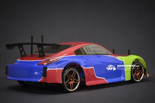 Радиоуправляемая модель для дрифта HSP Flying Fish 1 - 1:10 4WD Кузов Nissan 350Z 94123/12313 — фото 13