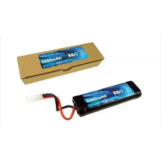 Аккумулятор Ni-Mh B&C 5000mAh, 7,2V, (Разъем Tamiya) B&C-5000-7.2V-S-TM — фото 2