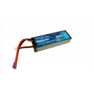 Аккумулятор LiPo B&C - 7.4v 5000mAh 50C (2S, Hardcase, разъём T-Plug) B&C-5000-2S-50-H — фото 2