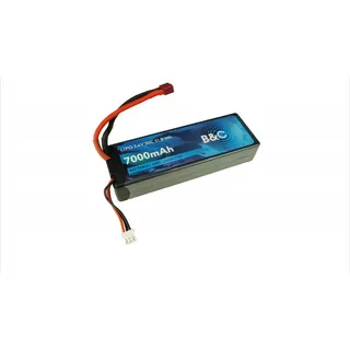 Аккумулятор LiPo B&C - 7.4v 7000мАч 50C (2S, Hardcase, разъём T-Plug) B&C-7000-2S-50-H — фото 2