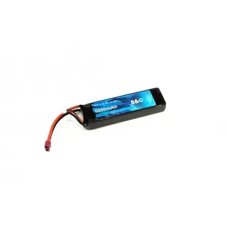 Аккумулятор LiPo B&C - 11.1v 5000mAh 90C (3S, Softcase, разъём T-Plug) B&C-5000-3S-90-S-T — фото 2