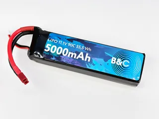 Аккумулятор LiPo B&C - 11.1v 5000mAh 90C (3S, Softcase, разъём T-Plug) B&C-5000-3S-90-S-T — фото 4
