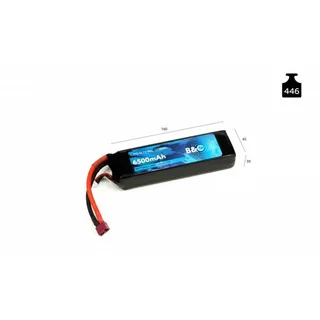 Аккумулятор LiPo B&C - 11.1v 6500mAh 90C (3S, Softcase, разъём T-Plug) B&C-6500-3S-90-S-T