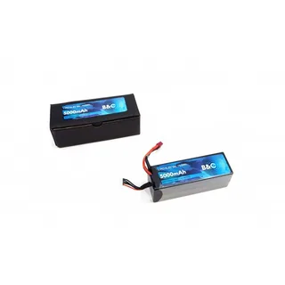 Аккумулятор LiPo B&C - 14.8v 5000mAh 50C (4S, Hardcase, разъём T-Plug) B&C-5000-4S-50-H — фото 2