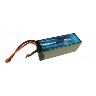 Аккумулятор LiPo B&C - 14.8v 5000mAh 50C (4S, Hardcase, разъём T-Plug) B&C-5000-4S-50-H — фото 3