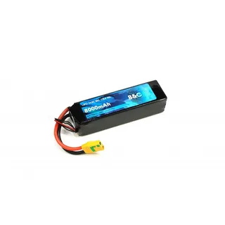 Аккумулятор LiPo B&C - 14.8v 8000mAh 90C (4S, Softcase, разъём XT-90) B&C-8000-4S-90-S — фото 2