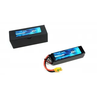 Аккумулятор LiPo B&C - 14.8v 8000mAh 90C (4S, Softcase, разъём XT-90) B&C-8000-4S-90-S — фото 3